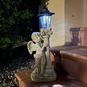 Solar Angel Pillar Statue
