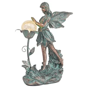 Large Garden Fairy Bronze Sculpture